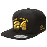 Jersey Number 24 Los Angeles Snapback Hat ( more colors )