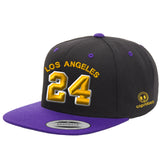 Jersey Number 24 Los Angeles Snapback Hat ( more colors )