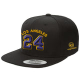 Jersey Number 24 Los Angeles Snapback Hat ( more colors )