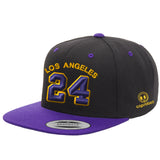 Jersey Number 24 Los Angeles Snapback Hat ( more colors )