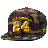 Jersey Number 24 Los Angeles Snapback Hat ( more colors )