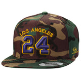 Jersey Number 24 Los Angeles Snapback Hat ( more colors )