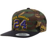Jersey Number 24 Los Angeles Snapback Hat ( more colors )