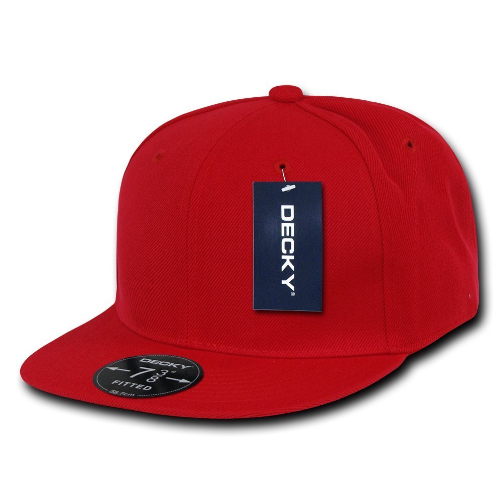 Black & Red Fitted Hats, Black & Red Baseball Caps