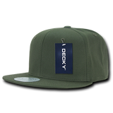 ( More Color ) Cotton Plain 6panel Solid Color Baseball Hat Flat Round Bill  Snapback Cap