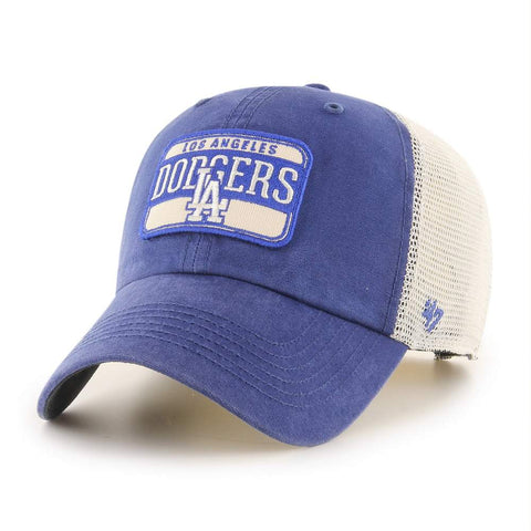 47' Brand MLB Fluid LA Dodgers Dad Hat Unstructured Trucker Mesh Cap