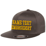 Custom Embroidered On-Field Fitted Hat Personalized Text Embroidery Pro Flexfit Cap