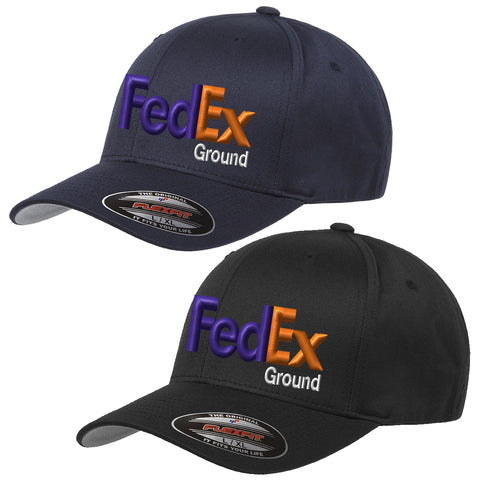 Fedex Ground Curved Bill Flexfit Size Hats Uniform