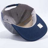 ( More Choice ) 2-tone Semi Square Flat Bill Plain Baseball Cap Blank Snapback Hat