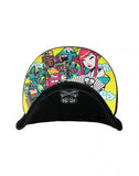 New Era 9fifty Tokidoki x Onitsuka Tiger Snapback Hat - Happy Hours Black