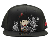New Era 9fifty Tokidoki Snapback Hat - White Dragon Black