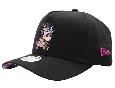 New Era Tokidoki Women Snapback Hat - Kawaii Desu Unicorno Black