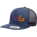 FedEx Flat Bill Trucker Snapback Hats Uniform