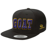 3D Embroidered GOAT Snapback Hats Black ( more colors )