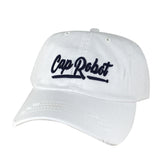 CapRobot Retro City Script Frayed Relax Dad Hat