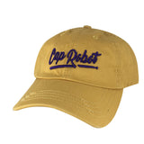 CapRobot Retro City Script Frayed Relax Dad Hat