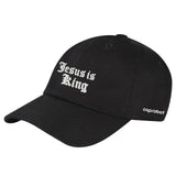 Jesus is King Relax Dad Hats