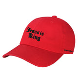 Jesus is King Relax Dad Hats
