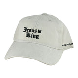 Jesus is King Relax Dad Hats