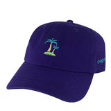 Summer Life Palm Tree Cotton Dad Hat