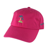 Summer Life Palm Tree Cotton Dad Hat