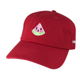 Emoji 3D Watermelon Unstructured Dad Hat Cap
