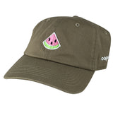 Emoji 3D Watermelon Unstructured Dad Hat Cap