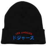 Los Angeles Baseball LA Kanji Long Cuffed Beanie Winter Hats ( More Colors )