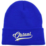 Shohei Ohtani Sharktail Script Long Cuffed Beanie Winter Hats ( More Colors )