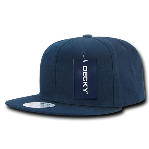 Solid color flat bill top hats
