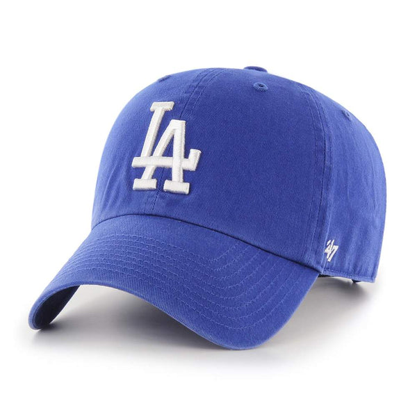 47 Brand - MLB Blue Trucker Cap - Los Angeles Dodgers MLB Four Stroke Clean Up Vinatge Royal Trucker @ Hatstore