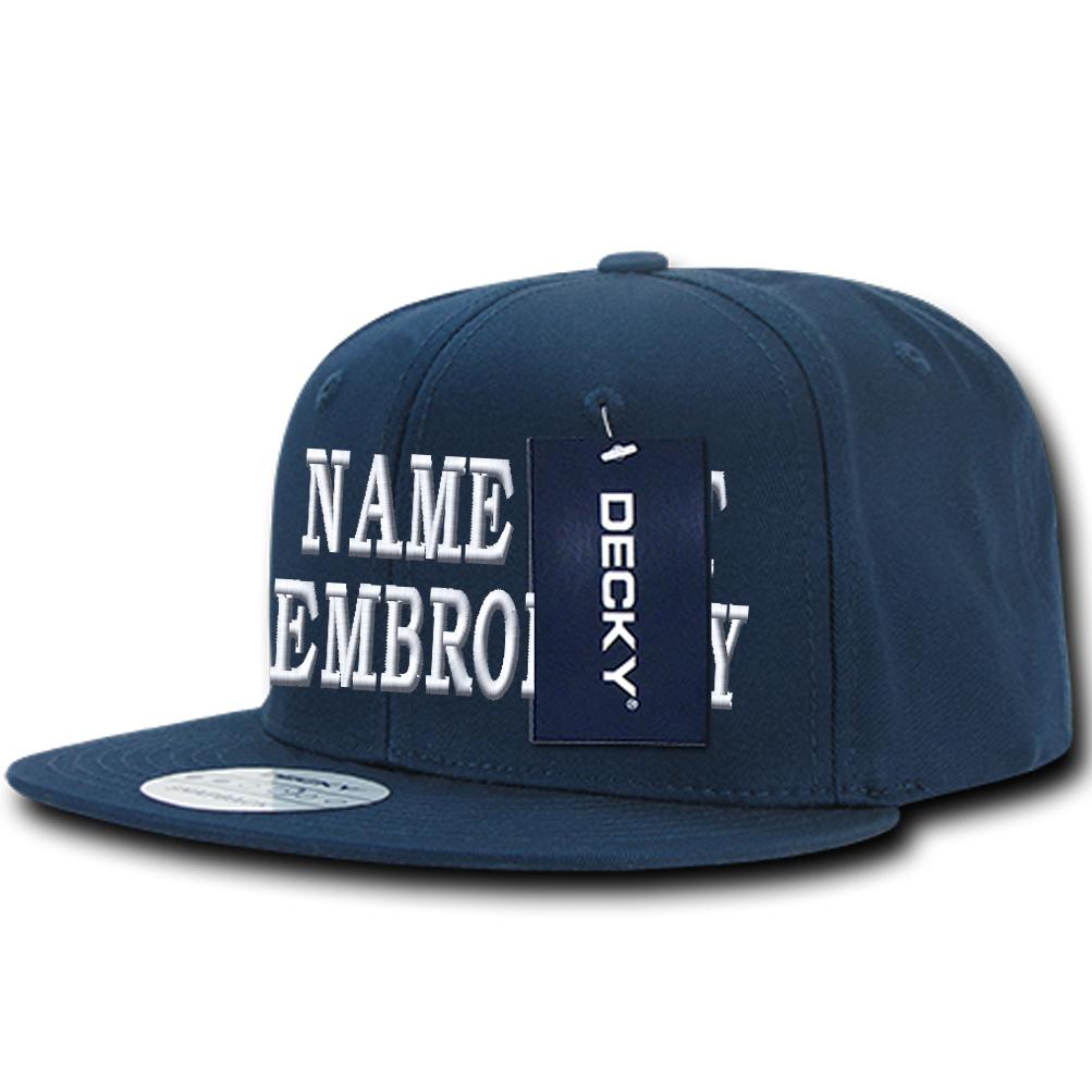 Custom Embroidered Hat Cotton Personalized Embroidery Snapback Caps ...