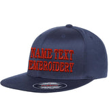Custom Embroidered On-Field Fitted Hat Personalized Text Embroidery Pro Flexfit Cap