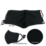 3-Layers Polyester Washable Face Mask