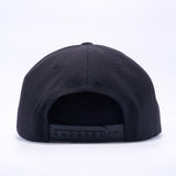 ( More Color ) Solid Color Premium Wool Semi Square Flat Bill Blank Baseball Cap Snapback Hat