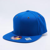 ( More Color ) Plain Cotton Flat Bill Baseball Cap Metal Eyelet Men Women Adjustable Snapback Hat