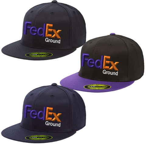 Fedex Ground Flat Bill Flexfit Size Hats Uniform