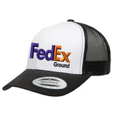 Fedex Ground Curved Bill Trucker Snapback Hats Uniform