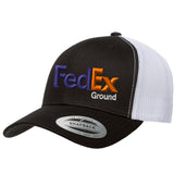 Fedex Ground Curved Bill Trucker Snapback Hats Uniform
