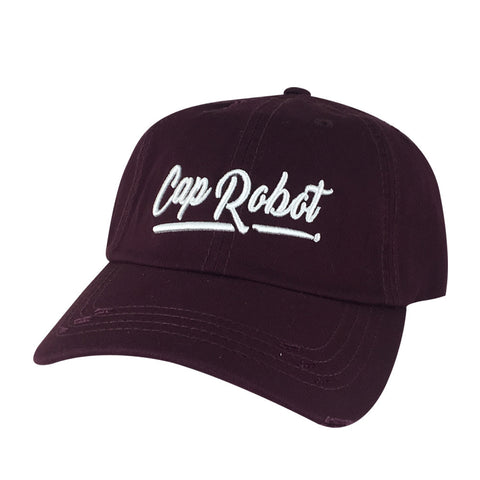 CapRobot Script Frayed Dad Hat