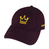 3D CROWN Distressed Cap Dad Hat 