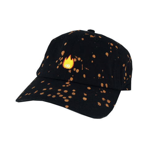 Emoji On Fire Flame Hat Dad Cap 