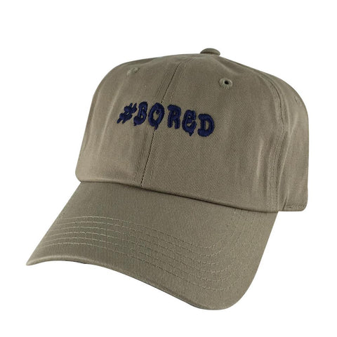 Hashtag Bored Cotton Unstructured Dad Hats