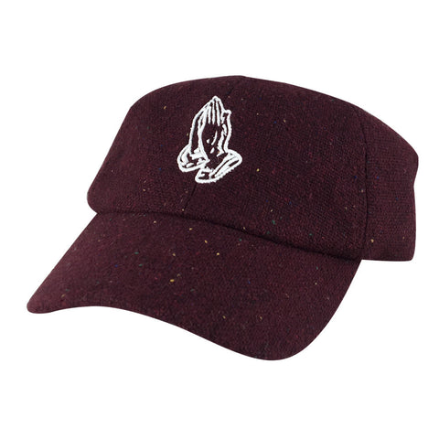3D Pray Hand Wool Sprinkle Hat Dad Cap 