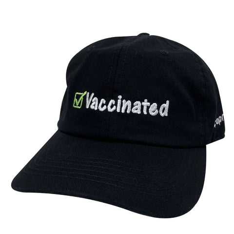 Vaccinated Unstructured Relax Fit Adjustable Dad Hat