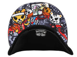 New Era 9fifty Tokidoki Snapback Hat - Basketball Skull Black